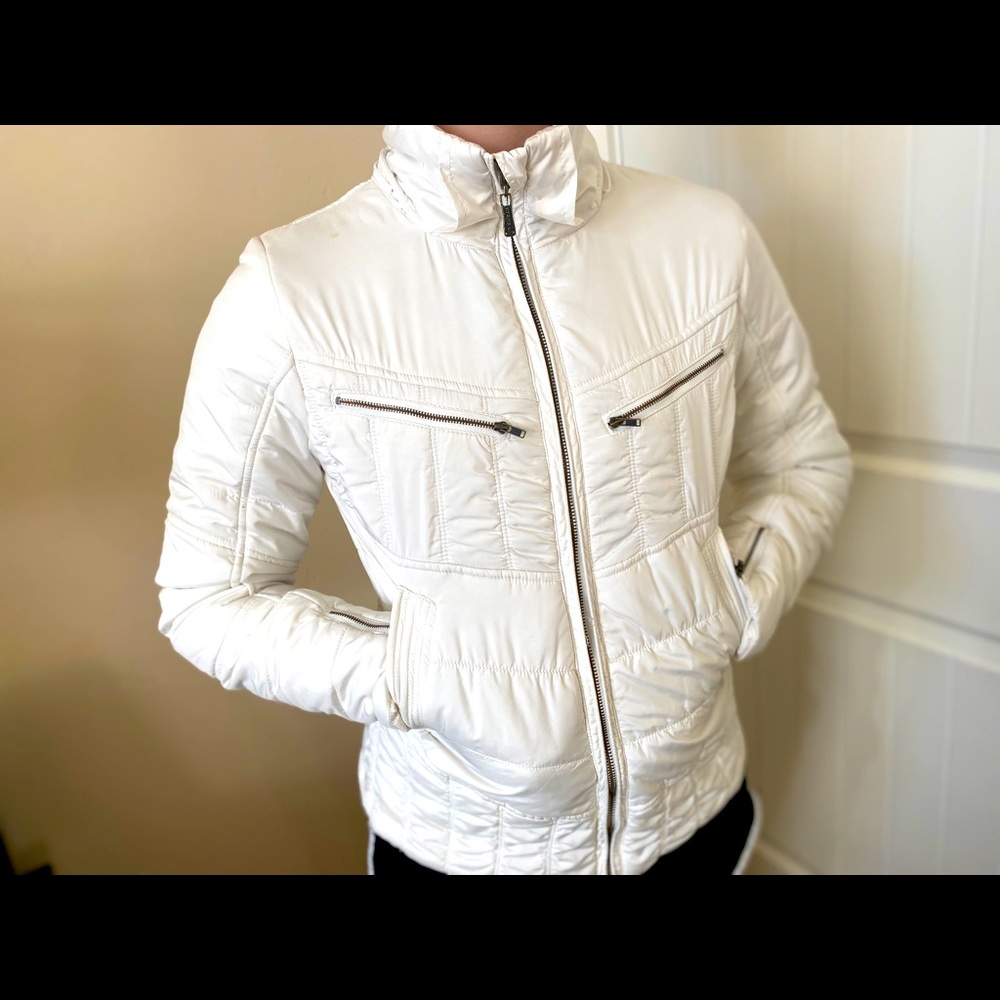 prana White Down Jacket